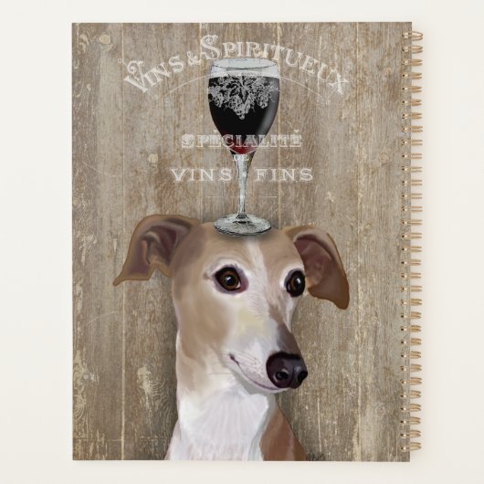 Dog Au Vin Greyhound Planer (Rückseite)