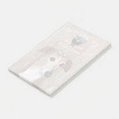 Dog Au Vin Greyhound Post-it Klebezettel (angewinkelt)