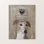 Dog Au Vin Greyhound Puzzle (Vertikal)