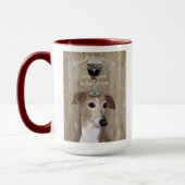 Dog Au Vin Greyhound Tasse (Links)