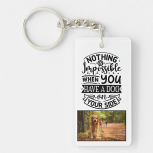 Dog-Aufwertung Akryllischer Schlüsselanhänger