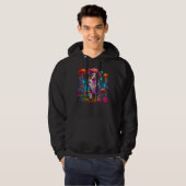 Dog Australian Shepherd Psychedelic Mushroom Hoodie (Vorne ganz)