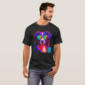 Dog Australian Shepherd Summer T-Shirt (Vorne ganz)