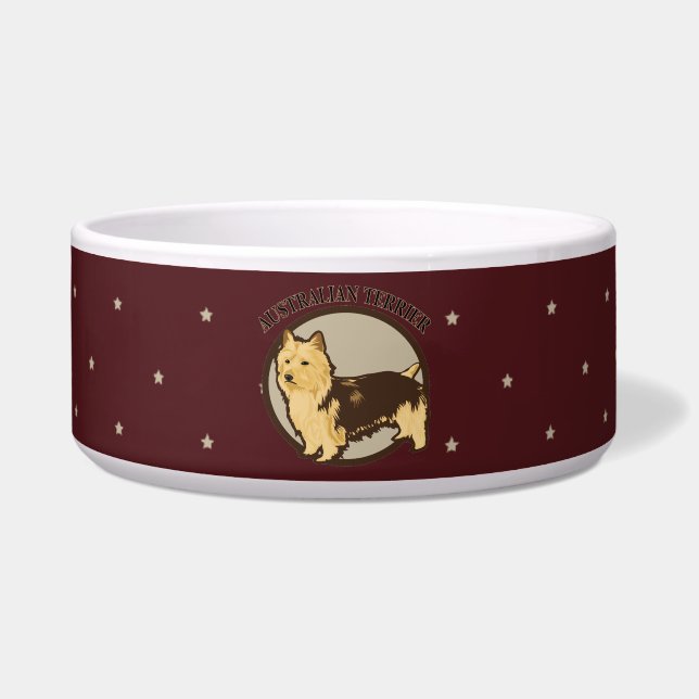 Dog Australian Terrier Napf (Vorderseite)