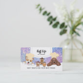 Dog Bakery Business Cards Visitenkarte (Stehend Vorderseite)