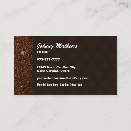 Dog Bakery Business Cards Visitenkarte (Rückseite)