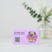 Dog Bakery Custom QR Visitenkarte (Stehend Vorderseite)