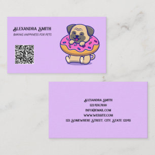 Dog Bakery Custom QR Visitenkarte