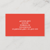 Dog Bakery Custom QR Visitenkarte (Rückseite)