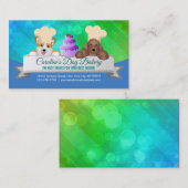 Dog Bakery Slogans Business Card Visitenkarte (Vorne/Hinten)