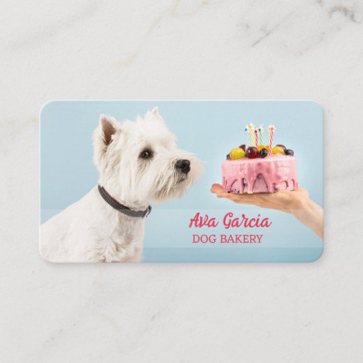 Dog Bakery Visitenkarte (Vorderseite)