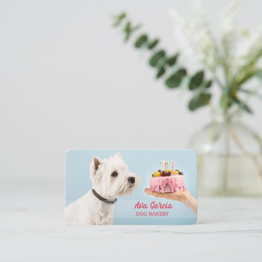 Dog Bakery Visitenkarte (Stehend Vorderseite)