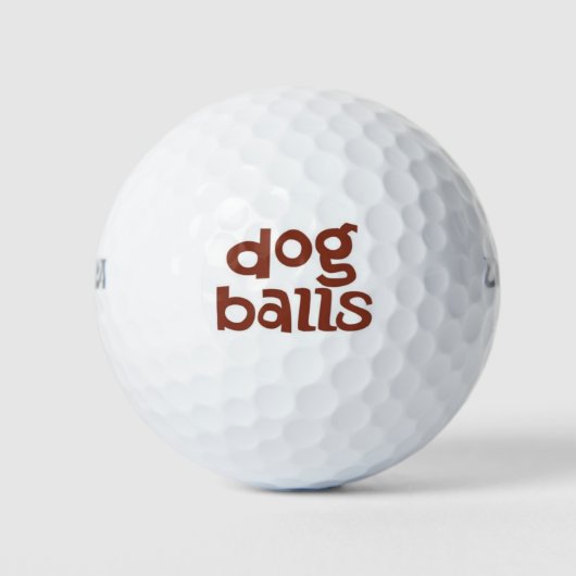 Dog Balls Golfball (Vorderseite)