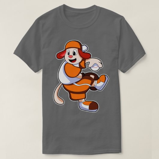 Dog Baseball Baseball Handschuh 2 T-Shirt (Design vorne)