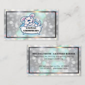 Dog Bath-Logo | Hintergrund Visitenkarte (Vorne/Hinten)