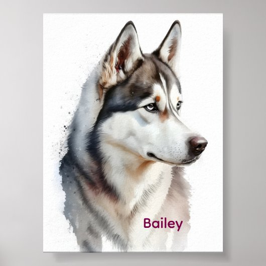 Dog Bathroom Wall Art, Boxer Taking a Bath Poster (Vorne)