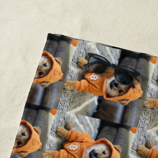 Dog Beach Handtuch (Beispiel)