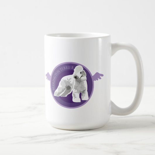 Dog bedlington Terrier Kaffeetasse (Rechts)