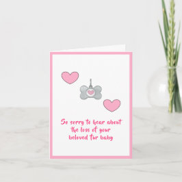 Dog-Beileid-Karte von dalDesignNZ Karte