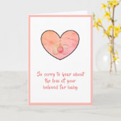 Dog-Beileid-Karte von dalDesignNZ Karte (Gelbe Blume)