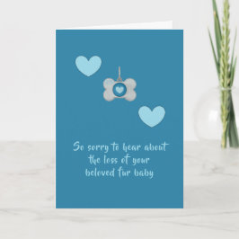 Dog-Beileid-Karte von dalDesignNZ Karte