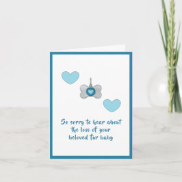 Dog-Beileid-Karte von dalDesignNZ Karte