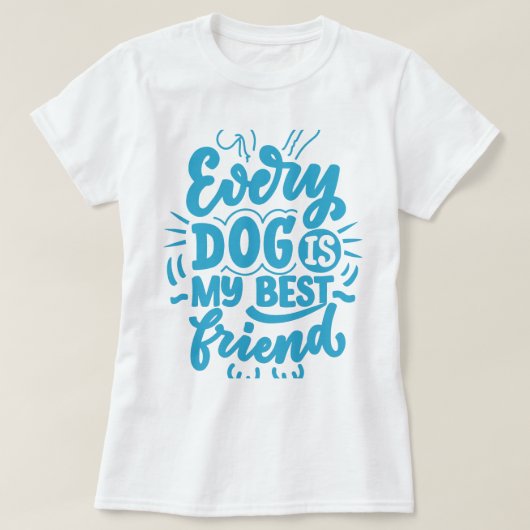 Dog Best Friend T - Shirt (Design vorne)