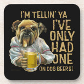 Dog Beverage Coaster Getränkeuntersetzer (Vorderseite)