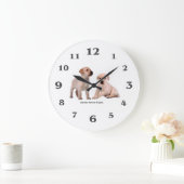 Dog-Bild für große Rund-um-die-Uhr Große Wanduhr (Zuhause)