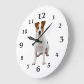 Dog-Bild für runde (große) Wall-Uhr Große Wanduhr (Winkel)