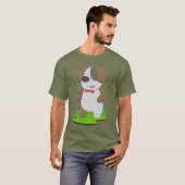 Dog Billiard Queue T-Shirt (Vorne ganz)