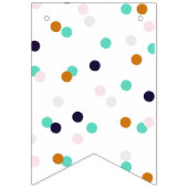 Dog Birthday Fun Polka Dot Paws Party Banner (Zweite Fahne)