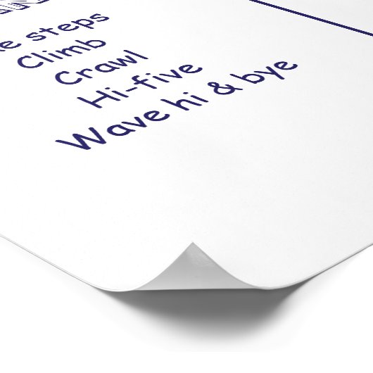 Dog Birthday Milestone Poster (Ecke)