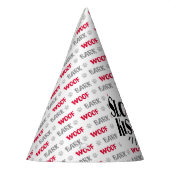 Dog Birthday Pawty mit lustigem Zitat Partyhütchen (Links)