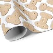 Dog Biscuit Knochen Muster Geschenkpapier (Rolleneckpunkt)