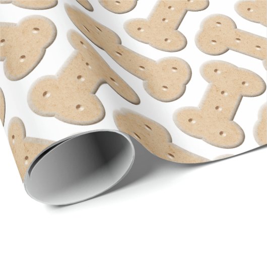 Dog Biscuit Knochen Muster Geschenkpapier (Rolleneckpunkt)