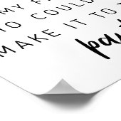 Dog Biscuit | Leckerei von Hunden | GASTGESCHENK H Poster (Ecke)