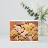 Dog Biscuits Postkarte (Stehend Vorderseite)