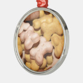 Dog Biscuits Silbernes Ornament (Links)