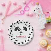 Dog Black Spot Dalmatiner Birthday Paper Teller (Party)