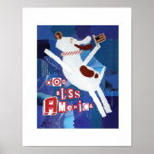 Dog Bless America Print Poster (Vorne)