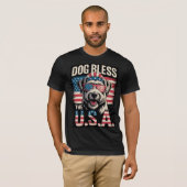 Dog Bless, USA-T - Shirt (Vorne ganz)