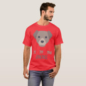 DOG BOB lustiges Mädchen T-Shirt (Vorne ganz)
