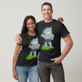 Dog Bodybuilder Dumbell-Bodybuilding T-Shirt (Unisex)