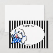 Dog Bone Appetit! Haustiere Biz Geschenkkarten Begleitkarte (Vorne/Hinten)