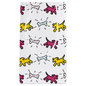 Dog Bone Graffiti Style Auswahl Farbe M Geschenkta Kleine Geschenktüte (Vorderseite)