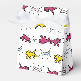 Dog Bone Graffiti Style Auswählen Farbe Bevorzugun Geschenkschachtel