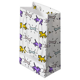 Dog Bone Graffiti Style Auswählen Farbe S Geschenk Kleine Geschenktüte