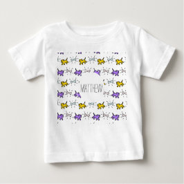 Dog Bone Graffiti Style Name Wählen Sie Color Baby Baby T-shirt