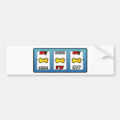 Dog Bone Jackpot Autoaufkleber (Vorne)